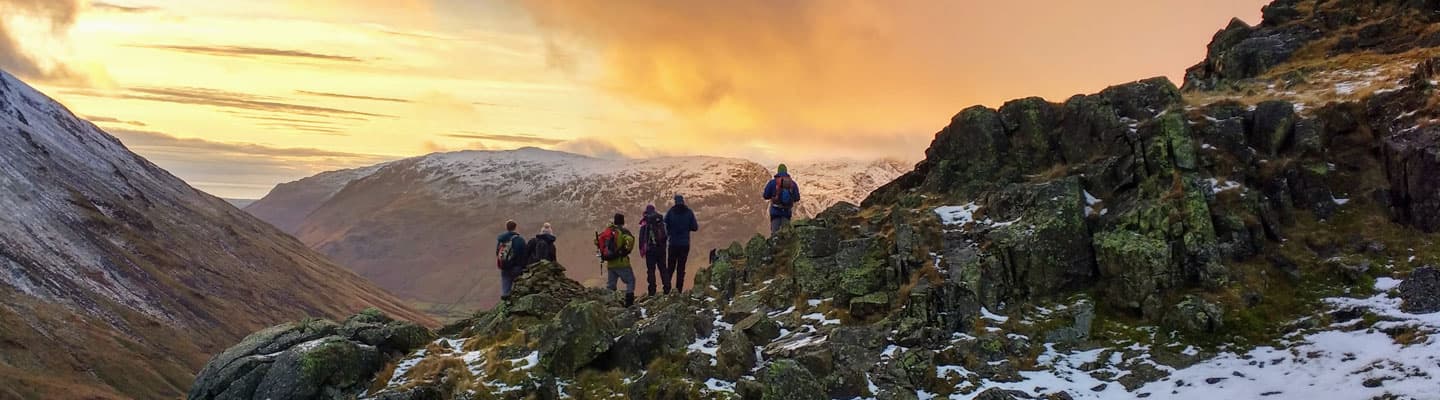 Winter walking in the Lake District