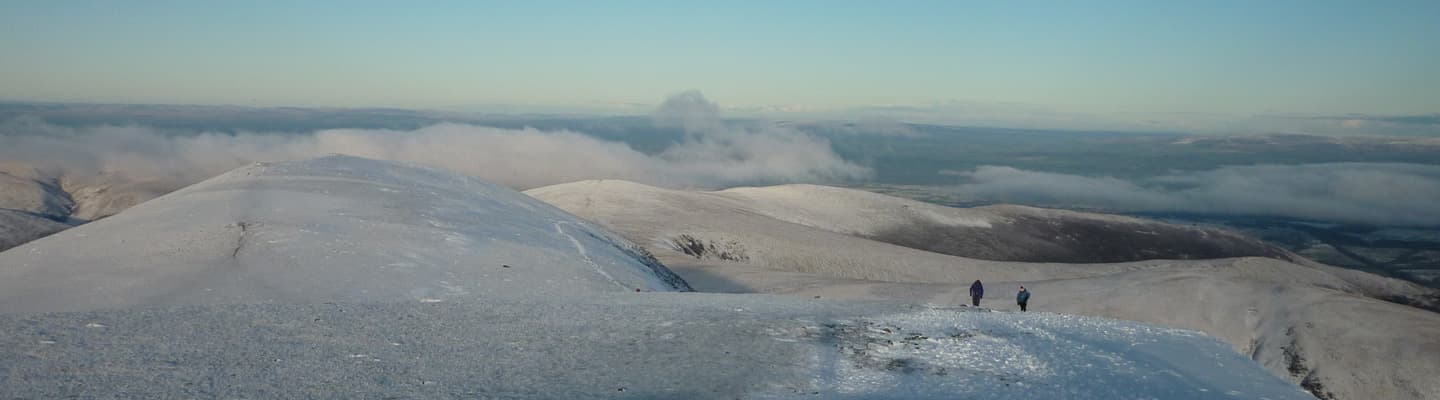 Winter hill walking